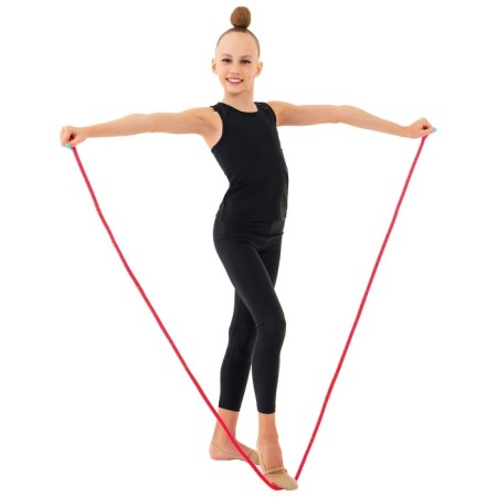 Racking for rhythmic gymnastics weighted Grace Dance, 3 m, red color-4