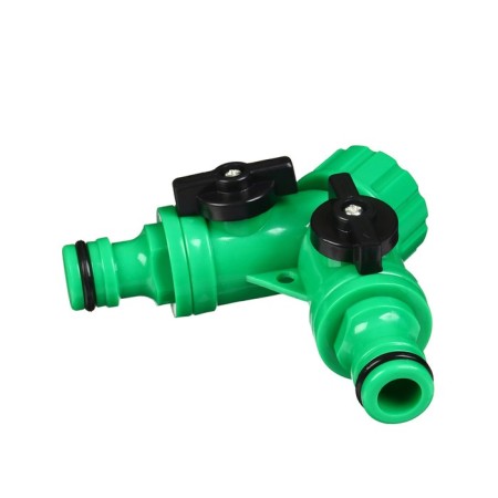 Distributor 2-channel, internal thread 3/4 ", quick-sitting connection, plastic-2
