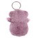 Soft toy "Bear", lilac color, 11 cm