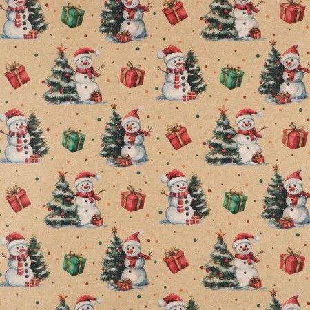 Paper Crafts "Snowmen", 50 x 70 cm, New Year-1