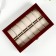 Casket Wood for the clock 12 "Red-brown" varnish 8.3x31x20 cm