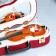 Casket Musical Plastic Mechanical "Violin" Bordeaux 6x34.5x12.7 cm