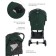Stroller walking children's indigo trip, green color