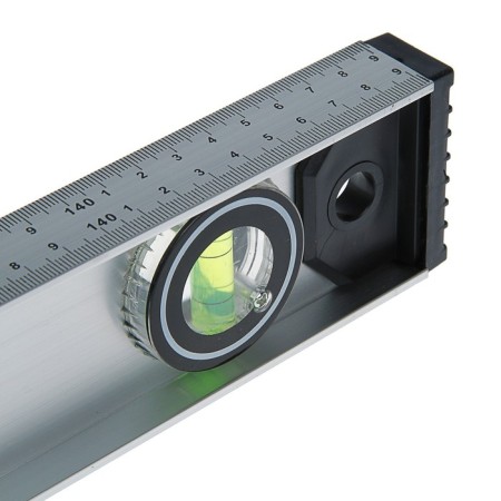 The level of aluminum tundra "rail", 3 eyes (1 rotary), 1500 mm-5