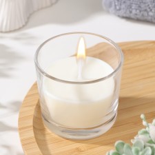 Fragrant candle in a glass of Alania 