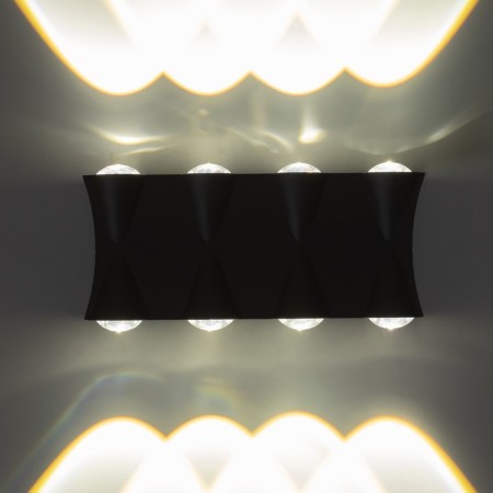 Lamp "BISO" 8XLED 8W 4000K IP66 black 19x4.5x8 cm-2
