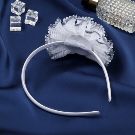 Hair cap "Baby" Fasting edges, 0.9 cm, blue-white-1
