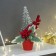 Decor "Bright holiday, in a pot" Christmas tree of the berry, 20x7 cm