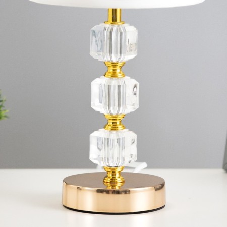 Bianka table lamp E14 40W gold 22.5x22.5x36 cm Risalux-3