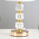 Bianka table lamp E14 40W gold 22.5x22.5x36 cm Risalux