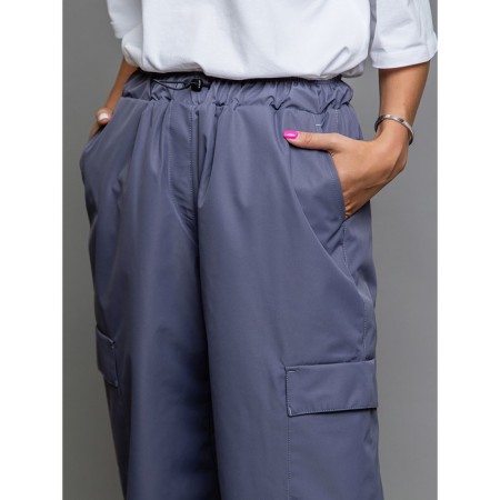 Dressed pants for children, height 140 cm, dark gray color-3