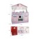 Game set, kitchen module "House" Wooden dishes in a set