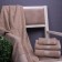 Tricks Arya Home Miranda Soft, 500 gr, size 70x140 cm, beige color