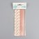 Assorted cocktail tubes, set 12 pieces in a set, pink gold color