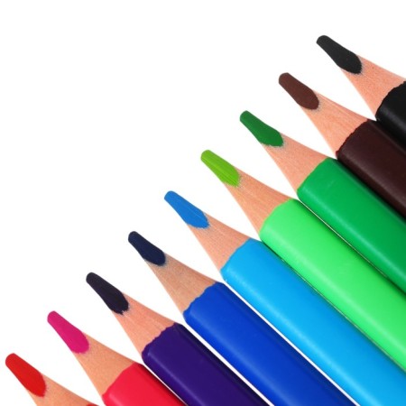 Pencils of 12 colors, Carioca "Maxi Tita", plastic, three -sided, neckline 4.0 mm, thickened, impact -resistant-3