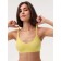 Female top on thin straps in the rubber Mirey Top V-Cutout Spala Stretta, size 46-48, color melon