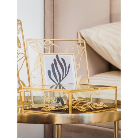 Photo frame "Exotic", 19 × 1 × 19 cm, gold color-1