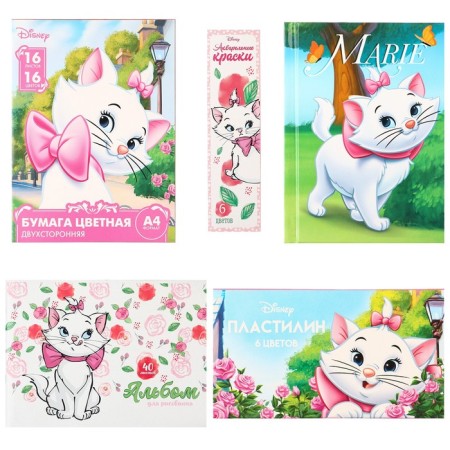 Gift set for girls, 5 items, cats aristocrats-11
