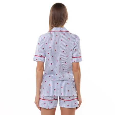 COMPLEMENT FOLDAY COMMUNICATION (shirt/shorts), Blue/Red color, size 54-3