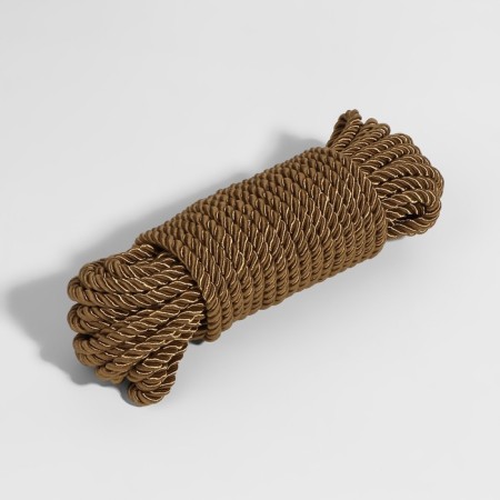 Cord twisted, d = 5 mm, 9 ± 1 m, coffee color-2
