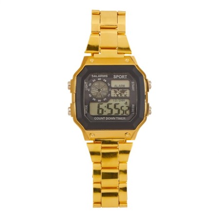 Men's washing watches, d-4.1 cm, gold-1