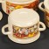 Set of pan "rural motive", 3 subjects: 2 l, 3 l, 5 l, enameled covers, induction