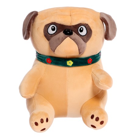 Soft toy "dog pugs", 32 cm