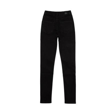 Women's jeans modeling on buttons Contte Elegant, size XS, color Washed Black-8