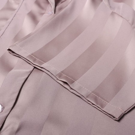 Female pajamas (shirt and shorts) KAFTAN "strip" size 40-42, pink-8