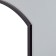 Wall mirror "Simple", oval, black, 40 x 106 cm