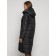 Coat insulated winter female, size 50, black color