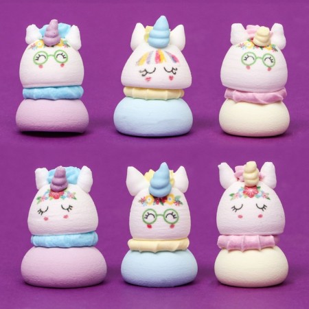Sugar figures of unicorn, 9 pieces
