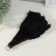 Fan plastic, feather "black" h = 26 cm 25 blades 3x50x26 cm