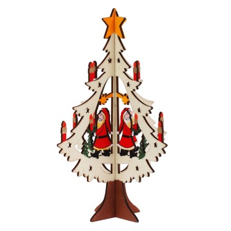 Souvenir "spruce", New Year, folding, with candles, mix-1
