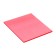 Block with a sticky edge of 76mm x 76mm 50l plastic transparent coral mother