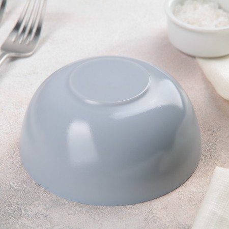 Glass -ceramic salad Diwali Granit, 400 ml, D = 12 cm, blue color-2