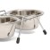 A set of 2 bowls on a stand, 2 x 225 ml