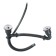 Kitchen sink Aflorn AF97843-D, Sredal, double, S = 3.0 and 0.8 mm, 78x43x22 cm, siphon, satin