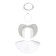 Carnival set "Angel", halo, wings, skirt, 98-128 cm