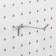 A single hook for a metal perforated panel, d = 3.5 mm, l = 10, chromium color