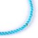 Beads made of natural stone "turquoise" set of 90 pcs., Size 1 pc. - 4 mm