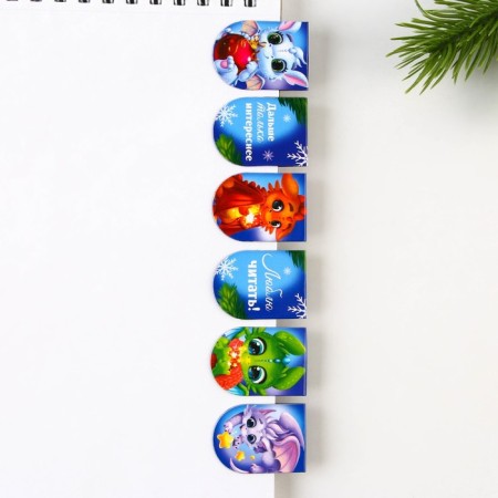 Magnetic bookmarks 6 pcs "Magic near"-4