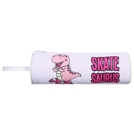 School Penal Tobus on the zipper "Dinosaurus" Calligrata, pink-1