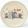 Round Elrington dish "Cats-Swiss", D = 24 cm