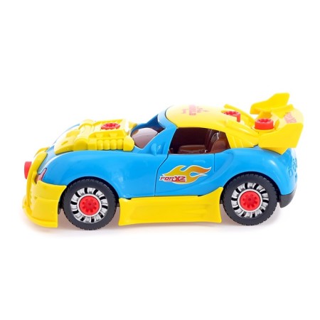 Designer "Supercar", 2 in 1, with electric screwdriver and body kit, 30 parts-2