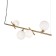 Suspended Freya Blossom, G9, 4x25 W, 1730x260x920 mm