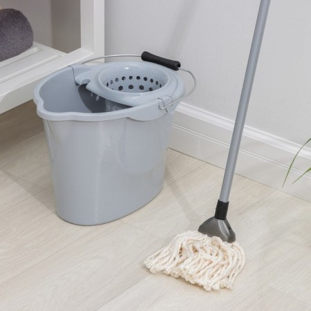 Set for harvesting MOS "Orijinal", a bucket with a drain 12 l, a mop 110 cm, color mix-4