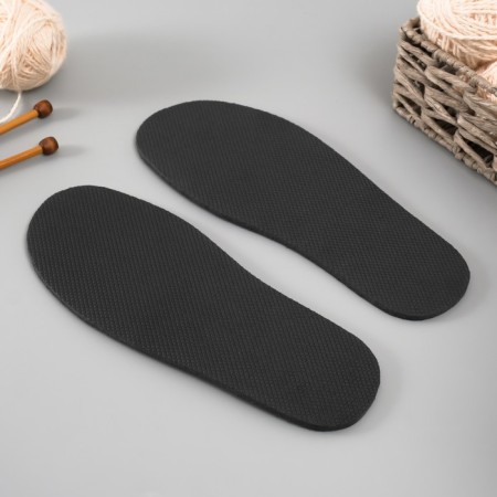 Sole for knitting shoes "Eva" Size "43", thickness 7 (± 0.5) mm, black-2