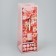 Gift package for a bottle, packaging, “pink mood”, 9 x 25 x 8.9 cm