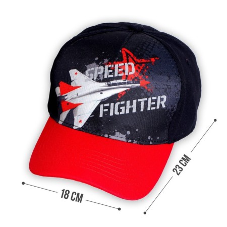 Children's cap for the boy "Speed ​​Fighter", rr. 52-54 cm-3